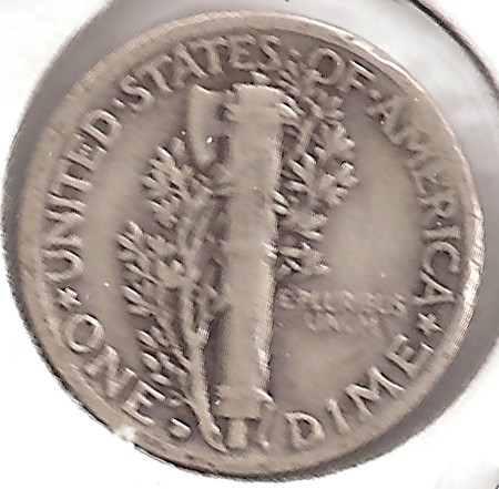 1931-d Mercury Dime Reverse